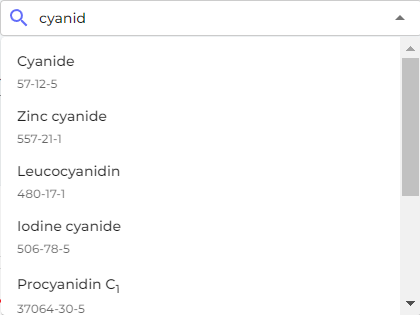 Ingredient filter image